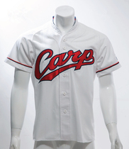 npb Japanese professional baseball Hiroshima Toyo carp No. 33 Kikuchi Ryosuke embroidered short sleeve baseball shirt