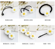  Small wrinkled chrysanthemum hair circle Korean version of the flower hair ornaments hair rope Japanese and Korean word hairpin rubber band Sen female soft sister fresh headdress