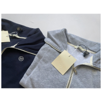 Very hot half zipper sweater ~ very good-looking upper body