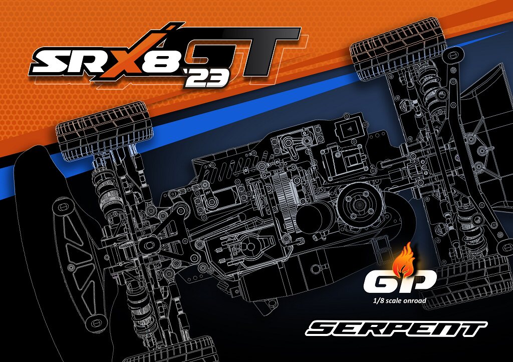 Serpent 蛇仔SRX8 GT_23 1/8 4wd GP (SER600066)