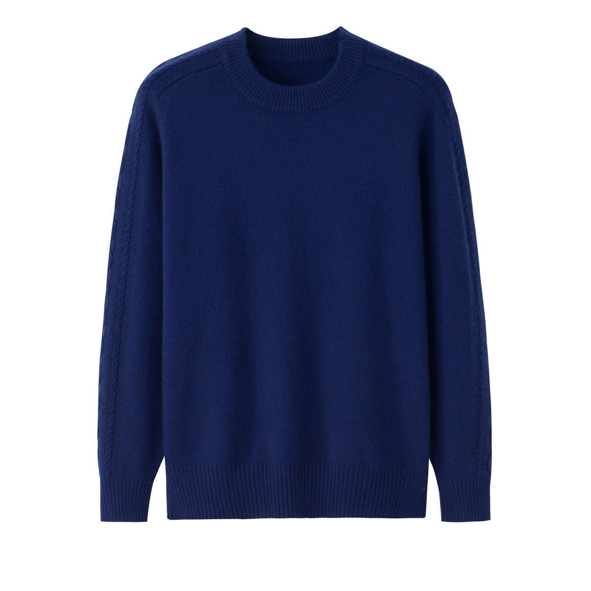 Sản phẩm mới thanh niên áo len cashmere nam cổ tròn raglan tay áo Thời trang Hàn Quốc áo len dệt kim mùa thu và quần áo mùa đông nam - Áo len Cashmere