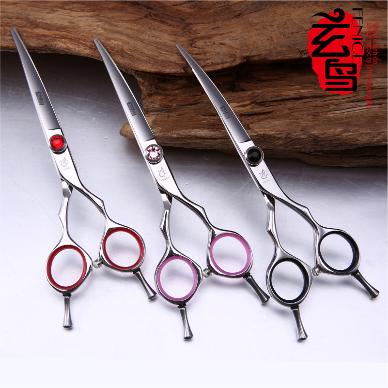 Pet Beauty Scissors Bend Cut Hair Scissors Two-way Bend Cut Teddy Pooch Pet Bend 6 inch 5 5-inch