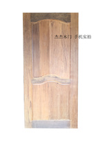 Imported Indonesian pineapple lattice solid wood door interior door entry door anti-theft plain door white embryo door supports customization