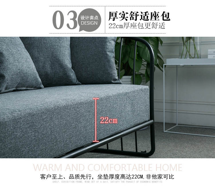 Bắc Âu rèn sắt sofa đồ nội thất văn phòng trà cafe quán cà phê cửa hàng quần áo Internet cafe giải trí thanh đôi - Đồ gỗ ngoài trời bàn ngoài trời