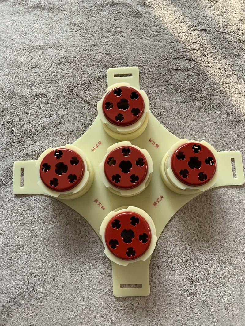 Yi Moxibustion Aibo Bodhi Tree Himboni Plum Blossom Beauty Plum Blossom Moxibustion tripod Five Lines of Jun Zhuli People Soft Silicone Jingzen Moxibustion