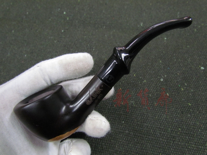 South African ebony dry tobacco pipe BOSS boss jazz pipe with anti-burn coating solid wood Seiko production
