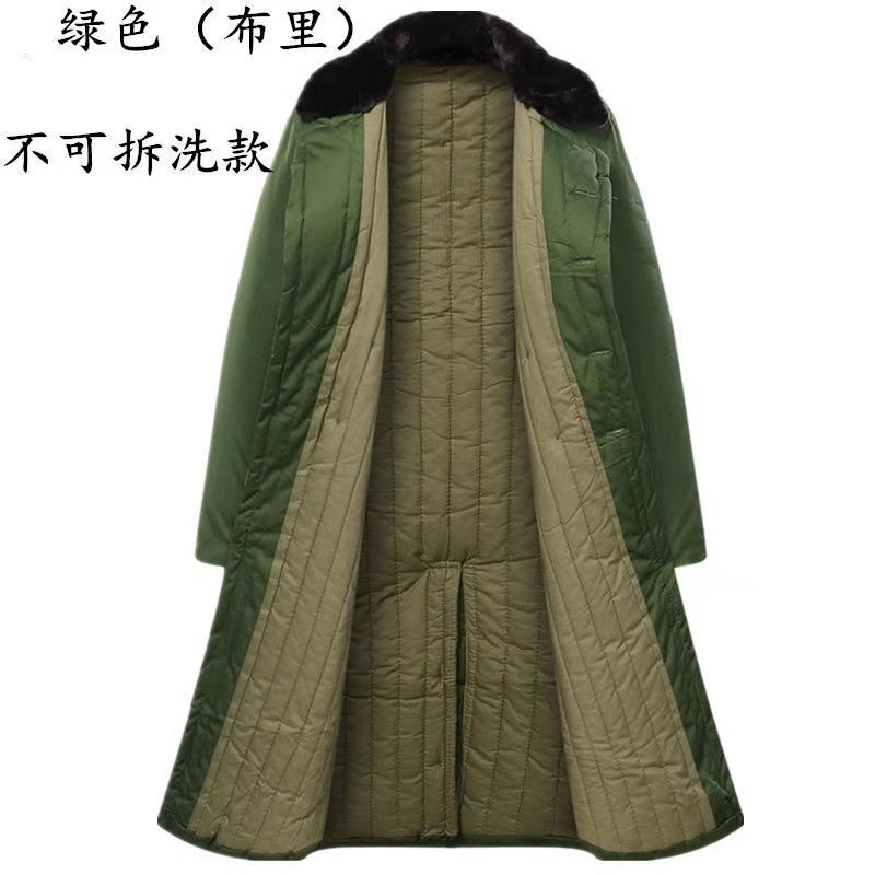 Factory direct sales of self-produced cotton coat old-fashioned 87 green cotton padded jacket winter clothes outdoor work cotton clothes