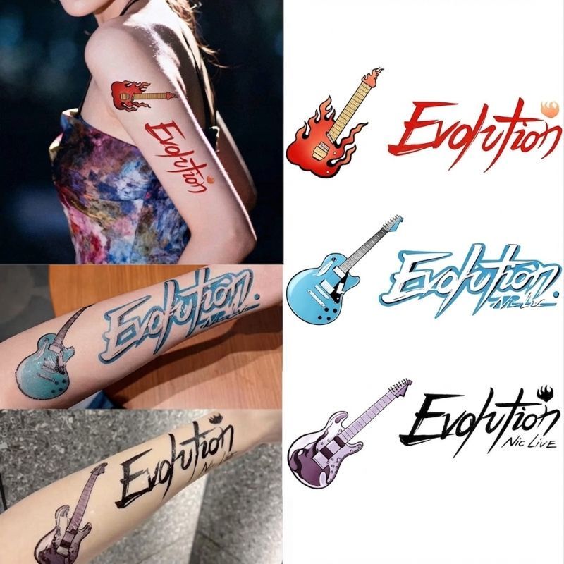 Nicholas Tse Evolution Concert Hand and Arm Painted Tattoo Stickers Nicholas Tse Evolution Concert Hand and Arm Painted Tattoo Stickers