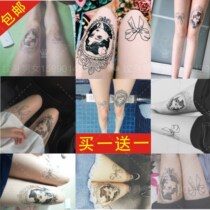 Internet celebrity Yu sister with the same hand-painted bow cute tattoo stickers flower arm girl waterproof sticker