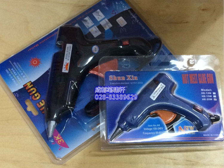 A hot melt gun microglue gun 20w Large gun 100w with switch hot melt gun adhesive stick