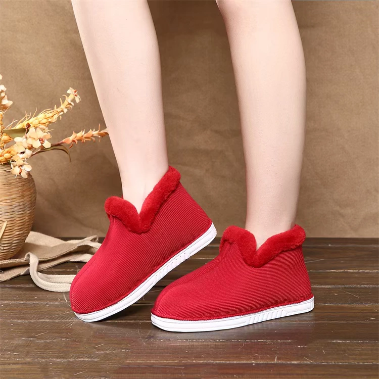 Giày cao gót đế dày màu đỏ đế dày mới cao dành cho mẹ giày the thao nữ chính hãng