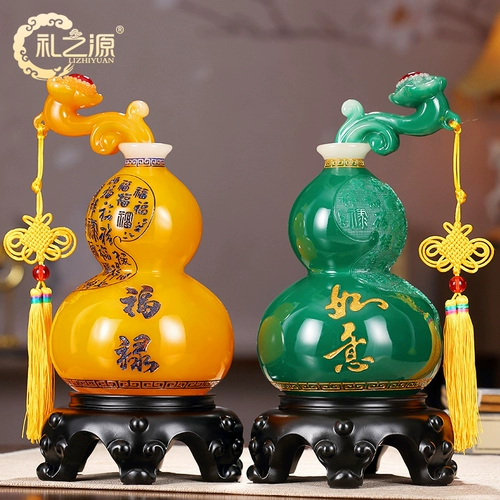 Fu lu ruyi hua bing fortune тыква Упаковка бог -полка гостиная винная шкаф