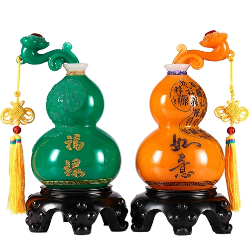 Fu lu ruyi hua bing fortune тыква Упаковка бог -полка гостиная винная шкаф