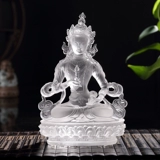 Liuli Buddha Статуя Фармацевт Будда Грин дю -дю мать Веншу Байду Мать Лотос Свежие фермеры на всю жизнь на всю жизнь