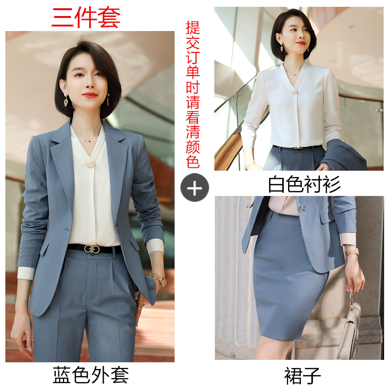 Nữ Tổng thống Suit cao cấp kinh doanh chính ăn mặc nữ thời trang Ol nổi tiếng Suit Professional Suit Tính 2020 mùa xuân dress