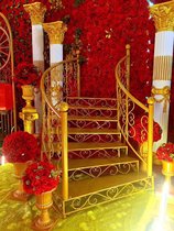 Iron Art Staircase Wedding Celebration Prop Decoration Ladder Eurostyle Mobile Wedding Stage Placement Mall Beauty Chen