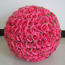 Spring Beauty Chen Mall Ceiling Wedding Celebration Shop Window Decoration Middle Court Arranged Nursery School Simulation Flower Ball Hanging Ornament