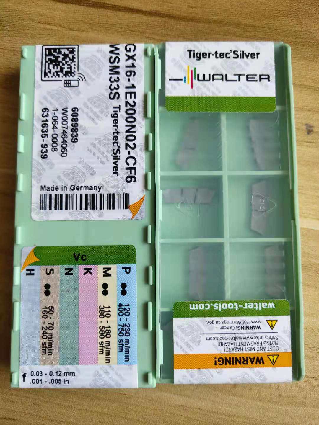 Walter GX24-1E250N02-CE4 CF5 CF5 WKP23S WKP23S GX24-1E239N02-UF8 GX24-1E239N02-UF8