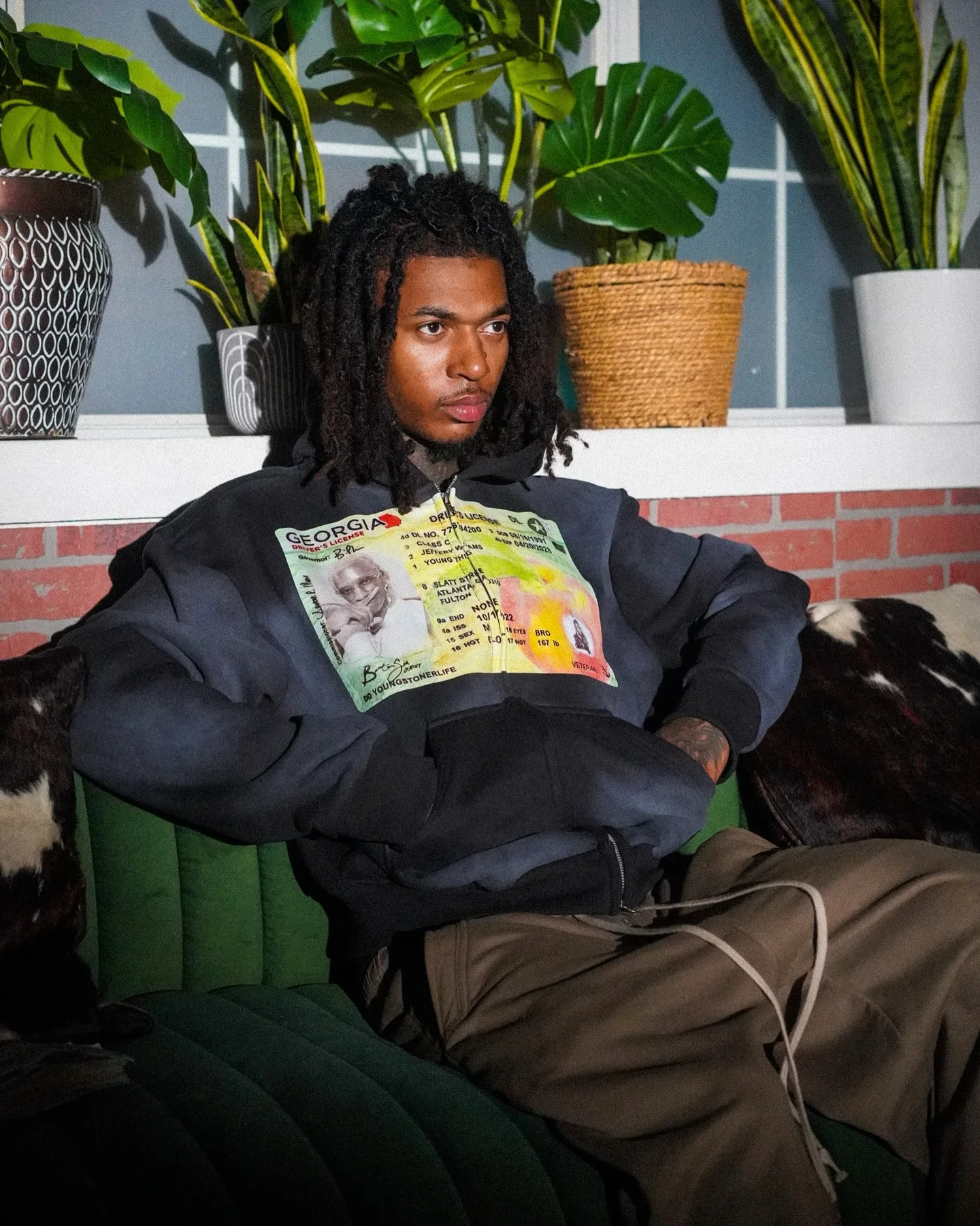 Oversized Zip Up Hoodie Long Sleeve Drawstring Jacket - Product image 7