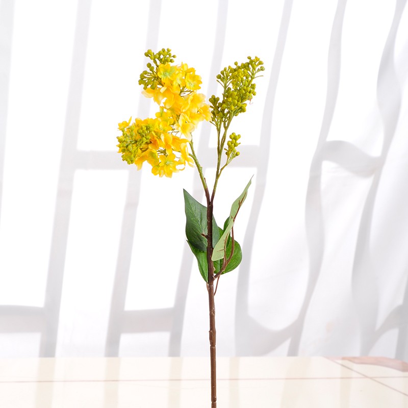 3 Heads Bum Flowers Mono-Branched Simulation Silk Flower Multi Color Living Room Table Tea Table Tea Vase Flower Arrangement Art Pendulum Pieces Placed Flowers