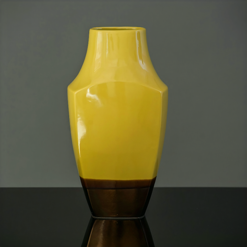 New Chinese ceramic vase swinging piece Living room TV cabinet Xuanguan Side Cabinet Bedroom Decorative Floral citronella Herbal Color Plating-Taobao