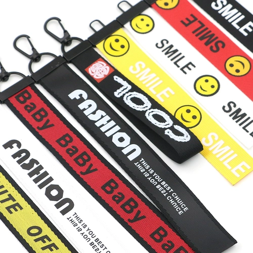 Подвеска с буквами с молнией, брелок, мобильный телефон, ремешок, штаны, аксессуар