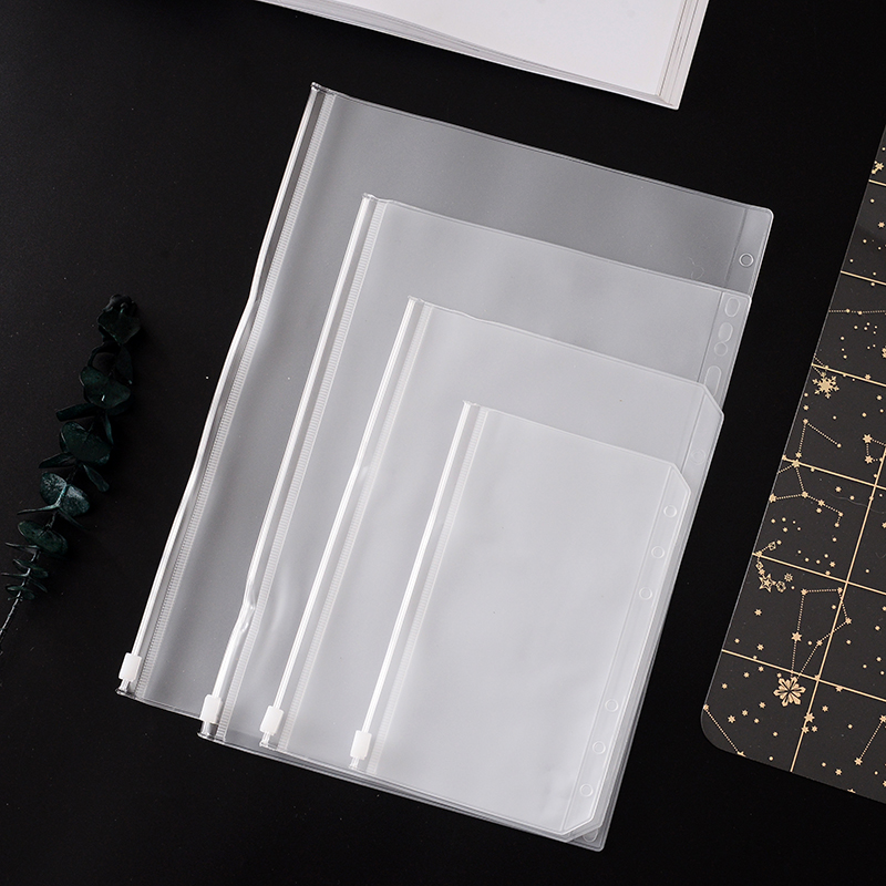 Not 1-class loose-leaf book cashier bag a4 b5 b5 a6 a6 pull chain bag live page clip matching bill bag file bag