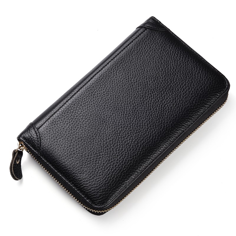 60 SCREENS GENUINE LEATHER LARGE CAPACITY MEN'S CARD BAG CREDIT CARD HOLDER MULTI-POSITION CARD HOLDER CARD HOLDER DOCUMENT CARD BAG