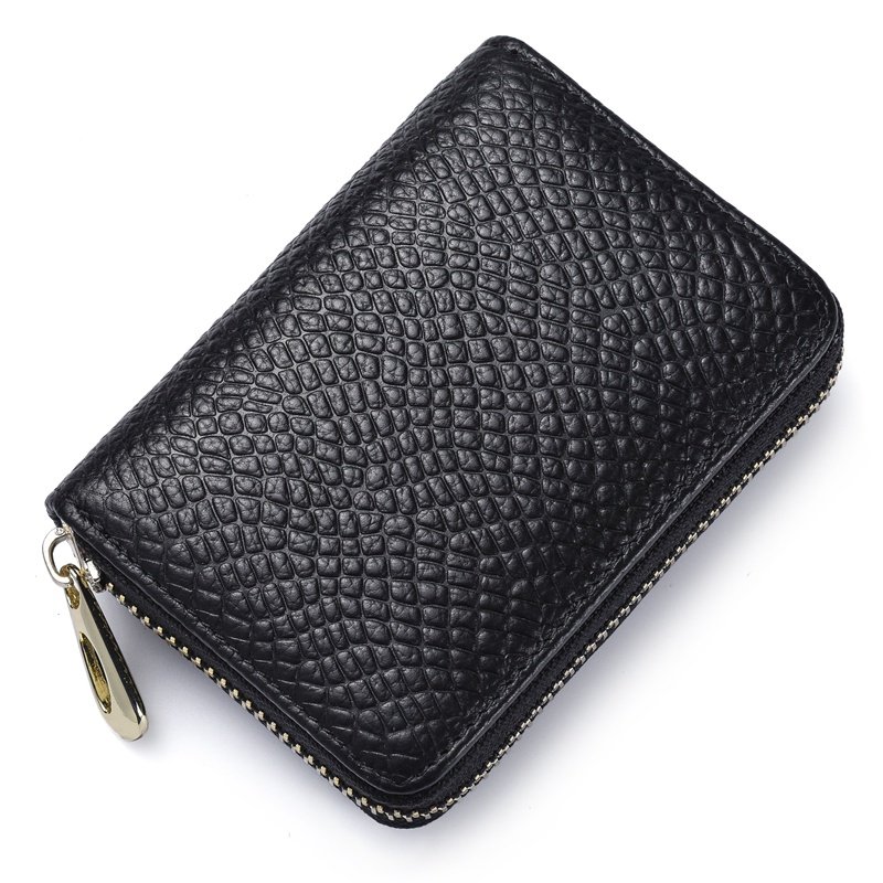 Genuine leather card bag male multifunction woman small mini head layer of cow leather multi-position card bag document bag letter with card holder