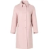 Áo ba lỗ 3 màu mùa đông mới dành cho nữ cửa hàng giảm giá cửa hàng áo len kẻ sọc hai mặt dài giữa - Trung bình và dài Coat