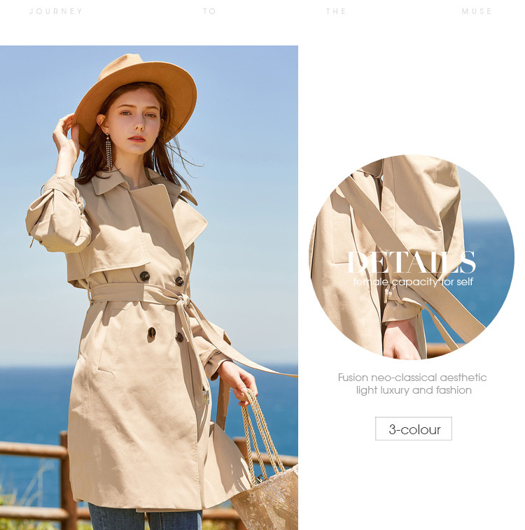 Trench pour femme en Polyester - Ref 3228012 Image 8