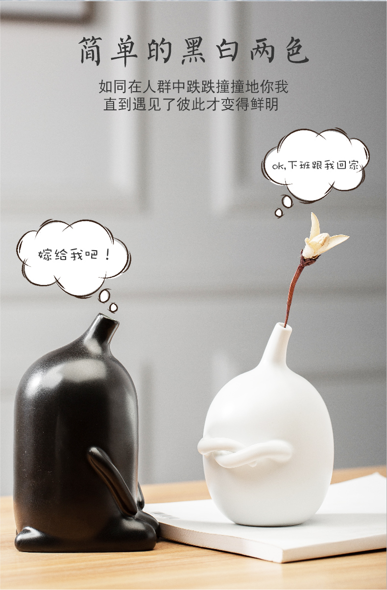 Day yi jingdezhen credo forgive vase, sent girlfriend creative carried of sand its girl a birthday present