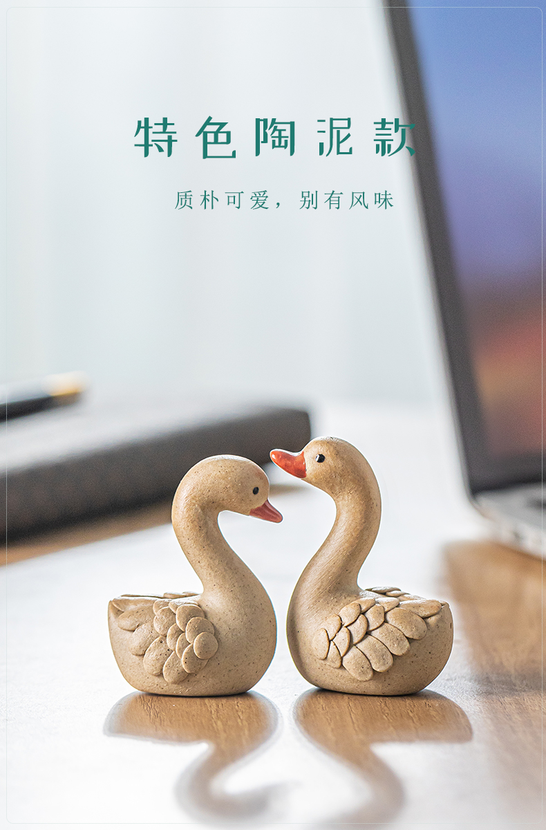 Swan, furnishing articles ceramic decoration new girlfriends girlfriend small ornament send picking wedding gift