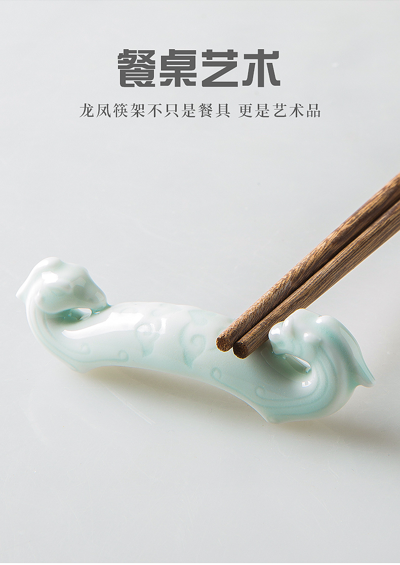 The longfeng ceramic chopsticks rack hold chopsticks doesn creative household chopsticks pillow put chopsticks on The table frame Japanese in Japan