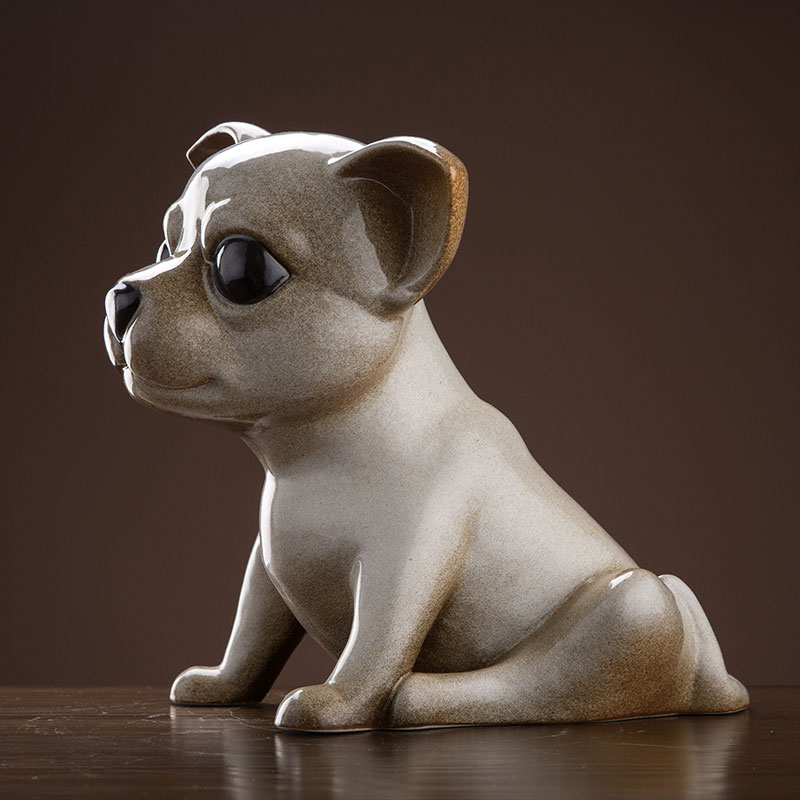 The chihuahua Wilson of jingdezhen day furnishing articles home sitting room indoor soft adornment ceramics handicraft express it in dog