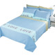 ຜ້າປູບ່ອນນອນ 100% cotton twill thickened 1.5m 1.8m students dormitory single and double quilt sheets