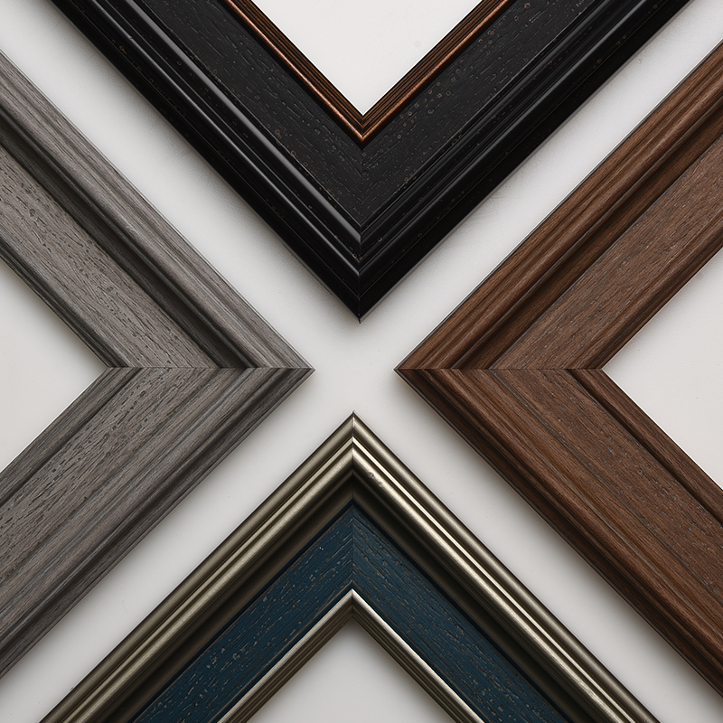 Retro oil painting frame frame digital oil painting mounting support custom size decorative frame photo frame wall custom