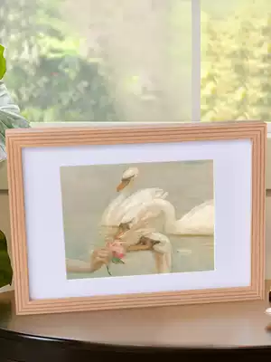 Solid wood photo frame Picture frame framed frame wall mounted wooden framed picture frame Large size custom simple wooden picture frame a4 large picture frame