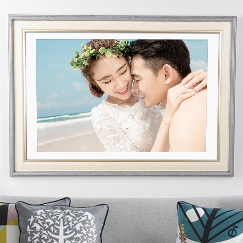 American wedding photo photo frame 20 24 36 inch wedding yarn Photography photos magnify creative hanging wall Full family Foo frame set to do