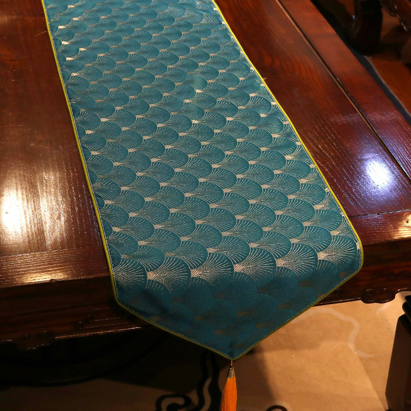 American table flags new Chinese tea bunting Zen seat coffee table tablecloth modern minimalist bed flag dining table tea tablecloth customization