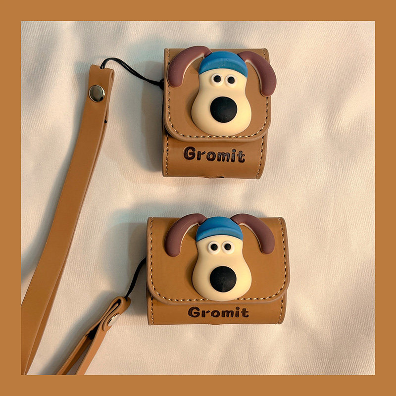 Cute palm door dog applicable airpodspro2 protective sleeve Apple headphone protective shell Wireless Bluetooth Cortex Soft Shell airpods3 Box Second-generation headphone shell Three creative airpods ear