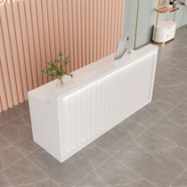 Minimalist modern cashiers clothing shop front desk beauty salon hairdresse shop desk milk tea shop reception counter front desk desk
