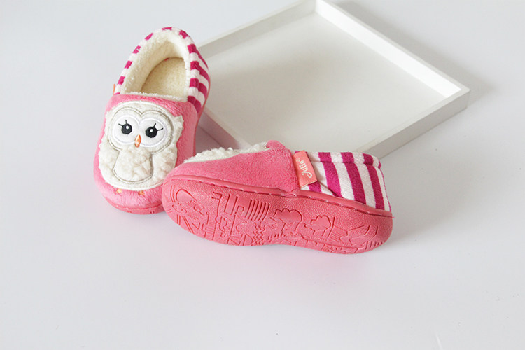 Pantoufles enfants en suède pour hiver - semelle plastique - Ref 1008465 Image 20