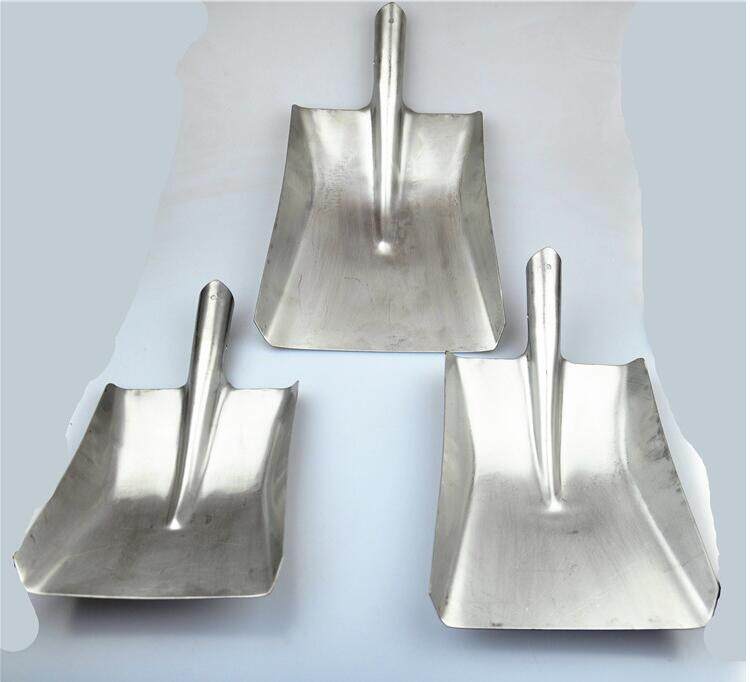 Thickened stainless steel shovel 304316 square head shovel chemical shovel food shovel shovel with acid-proof corrosion stainless steel