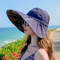Солнцезащитная шляпа, универсальная шапка на солнечной энергии, подходит для подростков, защита от солнца, в корейском стиле