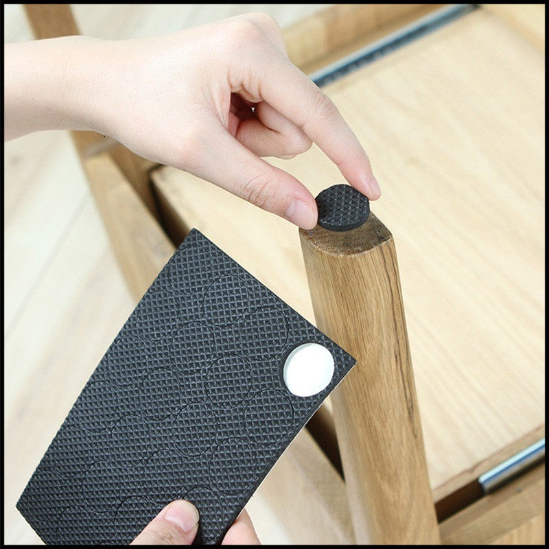 Table leg pad mute wear-resistant sofa mute table corner pad table and chair foot pad thickened chair stool bench pad anti-yuqi