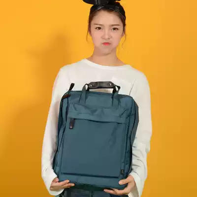 Canvas backpack Female Korean student wild school bag large capacity backpack luggage storage bag multi-function travel bag