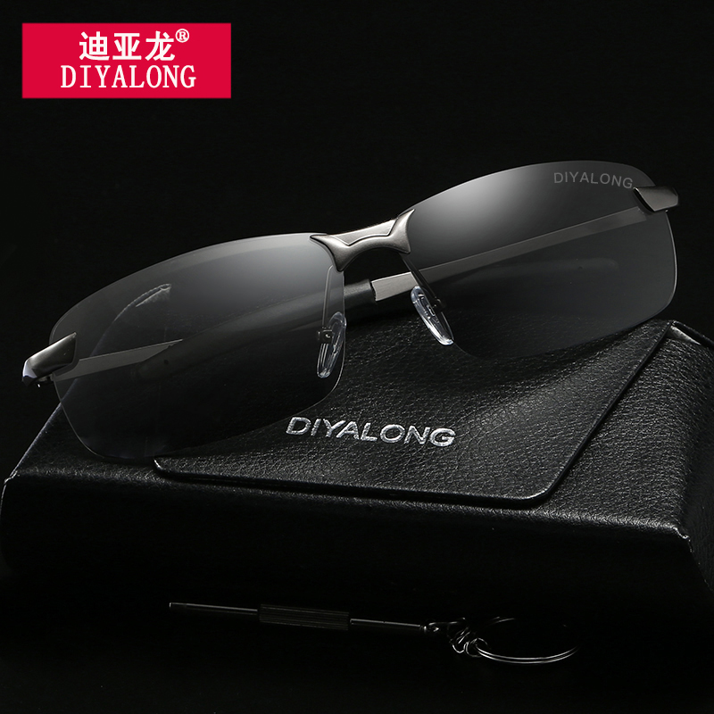 Day and night Dual-purpose polarized colour changing glasses driving sunglasses Men's sunglasses male drivers driving fishing boomers eyes