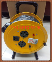 Cable drum 3X1 5 1 30 meters coiled 380V drag cable drum mobile cable drum 3*1 5 1 tray