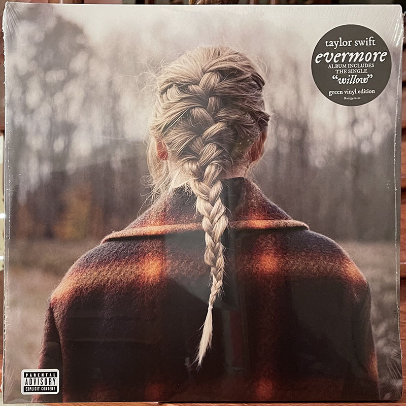 Authentic In-Stock Taylor Swift Album Taylor Swift Evermore Green Vinyl 2Lp Record